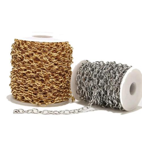 Stainless Steel Rolo Chain 304 Stainless Steel plated DIY Sold By m