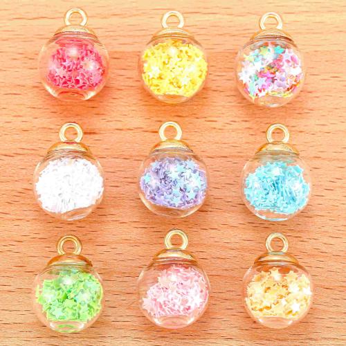 Fashion Lampwork Pendants Glass with Lampwork plated DIY Sold By Bag