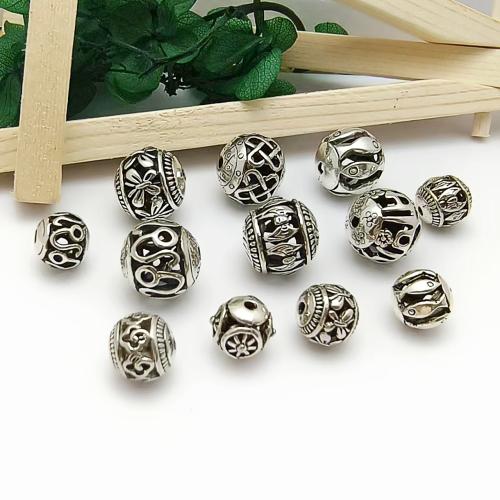 Zinc Alloy Hollow Beads plated DIY Sold By Bag