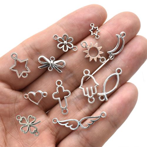 Zinc Alloy Pendants plated DIY & 1/1 loop Sold By Bag