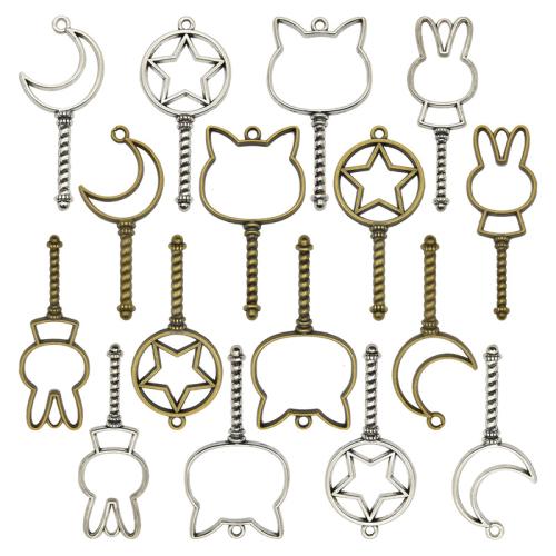 Zinc Alloy Pendants plated DIY Sold By Bag