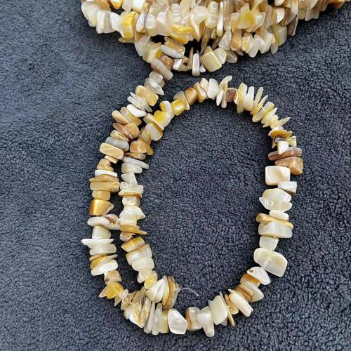 Natural Sea Shell Beads, conchiglia marina, Irregolare, DIY, about:8-9mm, Appross. 105PC/filo, Venduto da filo