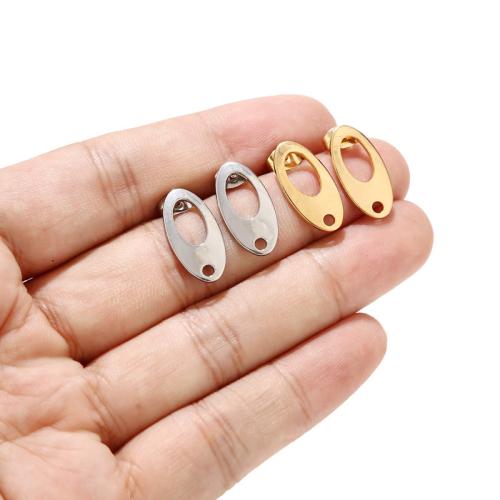 Stainless Steel Stud Earrings 304 Stainless Steel plated DIY Sold By PC