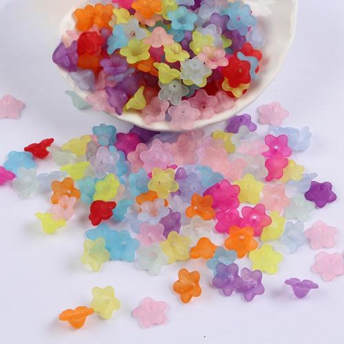 Frosted Acrylic Beads Flower DIY Sold By Bag