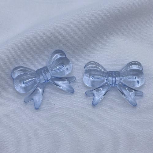 Transparent Acrylic Beads Bowknot DIY Approx Sold By Bag