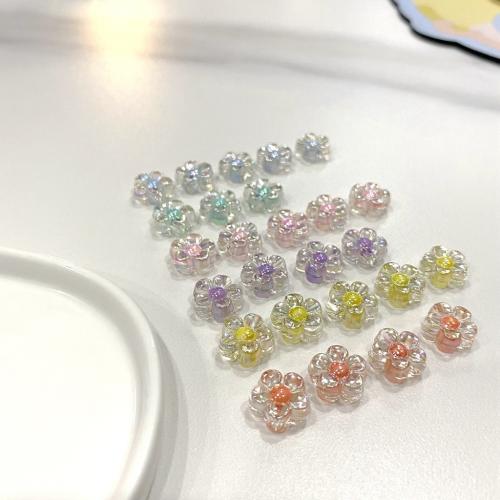 Acrylic Jewelry Beads Flower DIY 12mm Approx Sold By Bag