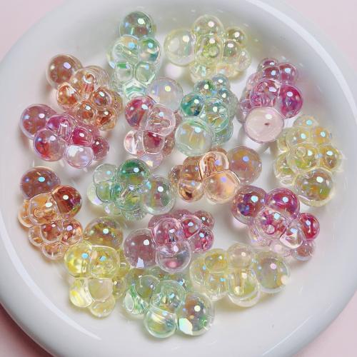 Plated Acrylic Beads Cloud DIY Approx 2.5mm Sold By Bag