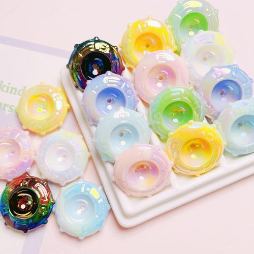 Plated Acrylic Beads DIY 30mm Approx 2.5mm Sold By Bag