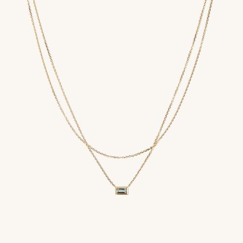 Collier de bijoux en acier inoxydable, Acier inoxydable 304, avec zircon cubique, pour femme, Longueur 21-50 cm, Vendu par PC