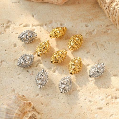 Edelstahl-Beads, 304 Edelstahl, DIY, keine, 10x13mm, 10PCs/Tasche, verkauft von Tasche