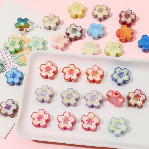 Acryl Schmuck Perlen, Blume, DIY, keine, 20mm, Bohrung:ca. 3mm, 10PCs/Tasche, verkauft von Tasche