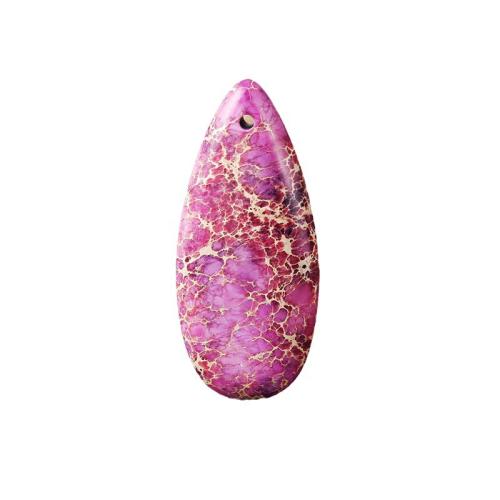 Imperial Jasper Pendler, Impression Jasper, du kan DIY, flere farver til valg, 35x15mm, Solgt af PC