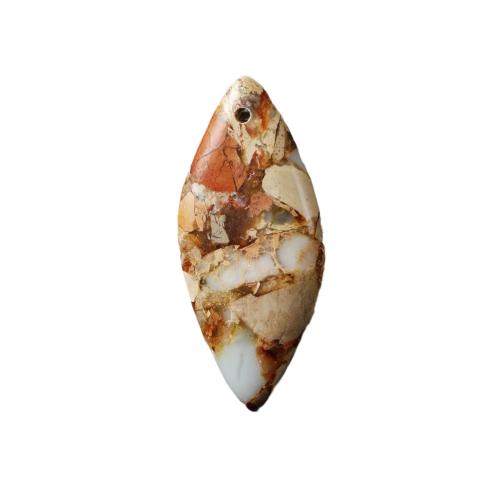 Imperial Jasper Ciondoli, diaspro impressione, DIY, nessuno, 35x15mm, Venduto da PC