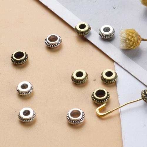 Zinc Alloy Spacer Kralen, plated, DIY, meer kleuren voor de keuze, 100pC's/Bag, Verkocht door Bag