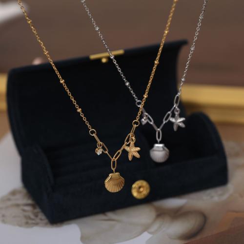 Stainless Steel Jewelry Necklace 304 Stainless Steel plated for woman Length 41-50 cm Sold By PC