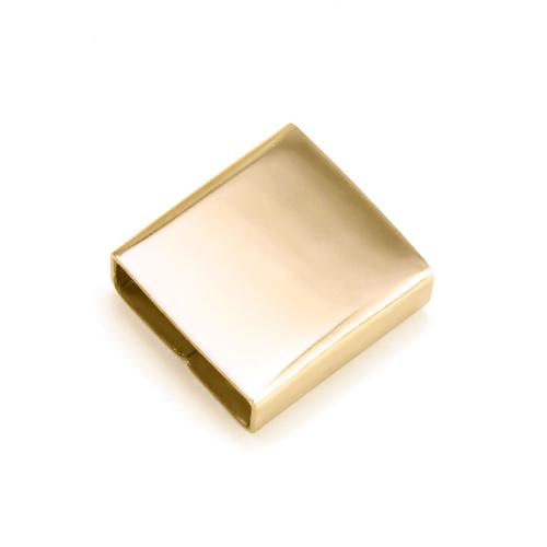 ステンレススチールスライドチャーム, 304ステンレススチール, DIY, 無色, 12x11x3mm, 10パソコン/バッグ, 売り手 バッグ