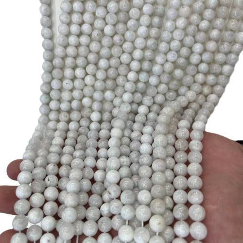 Natural Moonstone Beads Round DIY mixed colors Sold By Strand