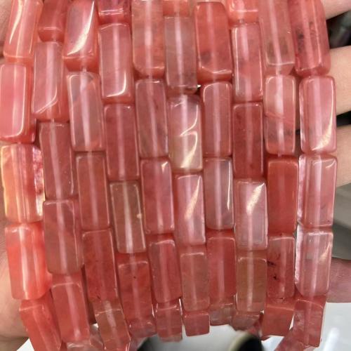 Gemstone Jewelry Beads Natural Stone Rectangle DIY Approx Sold By Strand