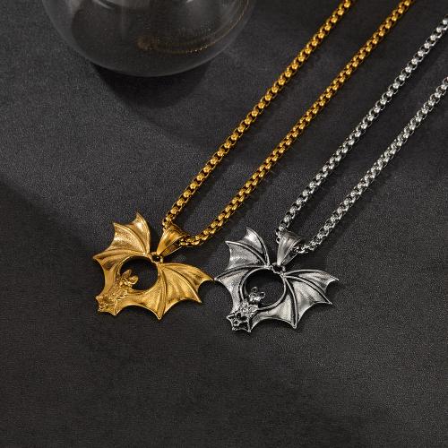 Collier de bijoux en acier inoxydable, Acier inoxydable 304, Placage, styles différents pour le choix & pour homme & creux, plus de couleurs à choisir, Longueur 550 mm, Vendu par PC