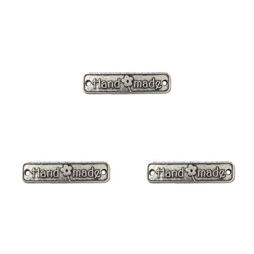 Forbindelse til zinklegering, Zinc Alloy, forgyldt, du kan DIY & 1/1 løkke, flere farver til valg, 25x6mm, 100pc'er/Bag, Solgt af Bag