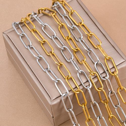 Stainless Steel Jewelry Chain 304 Stainless Steel plated DIY Sold By m