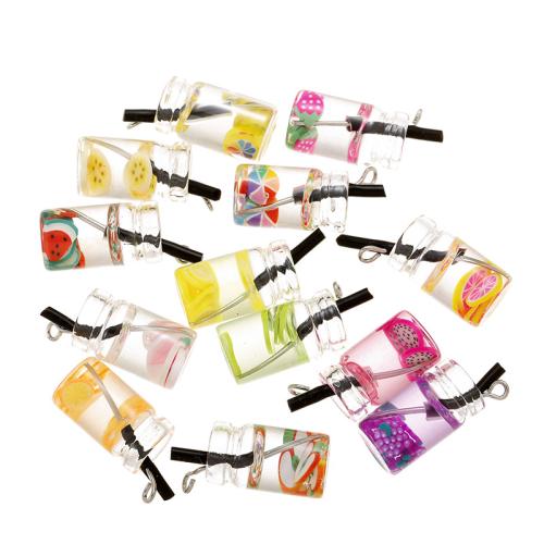 Resin Pendant Plastic with Resin plated DIY Sold By Bag