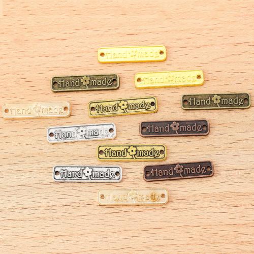 Zinklegering Connector, Zinc Alloy, plated, DIY & 1/1 lus, meer kleuren voor de keuze, 25x6mm, 100pC's/Bag, Verkocht door Bag