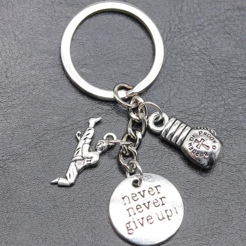 Key Chain, Zinc Alloy, forgyldt, du kan DIY, Solgt af PC