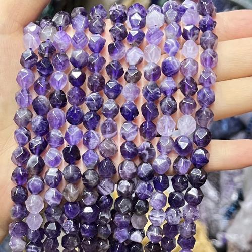 Natuurlijke Amethyst kralen, Amethist, DIY & verschillende grootte voor keus & gefacetteerde, purper, Per verkocht Ca 38 cm Strand