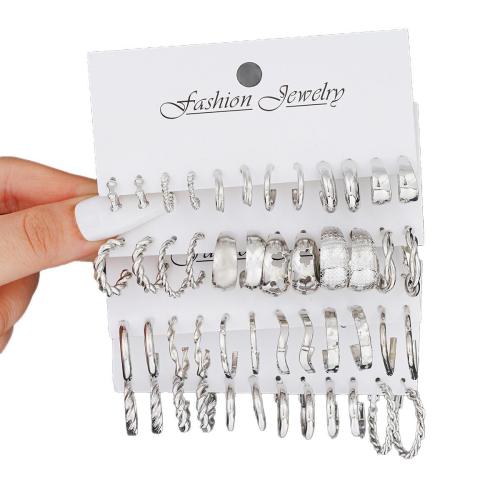 Zinc Alloy Drop Earrings plated fashion jewelry & for woman original color Sold By Set