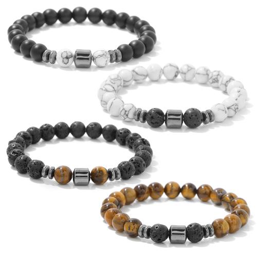 Gemstone Náramky, kámen, s Elastické vlákno, ruční práce, módní šperky & různé materiály pro výběr & unisex, Prodáno By PC