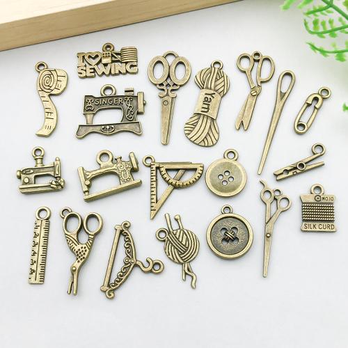 Zinc Alloy Pendants plated DIY Sold By Bag