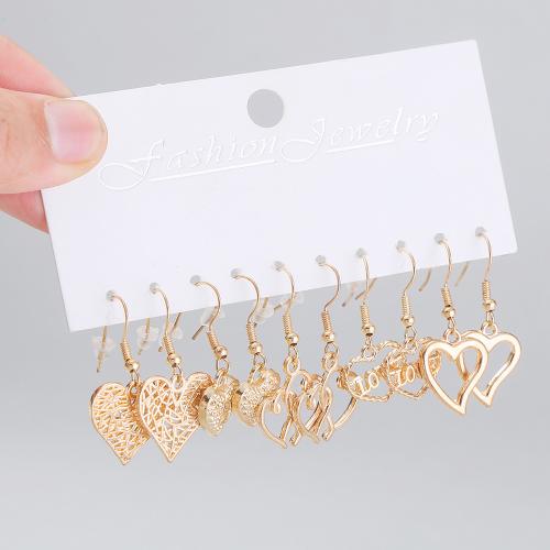 Zinc Alloy Drop Earrings plated DIY Sold By Set