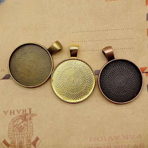 Zinc Alloy Pendant Cabochon Setting plated DIY Sold By Bag