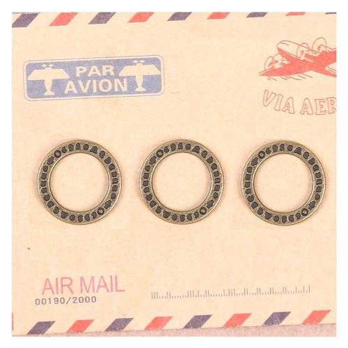 Zinklegering Linking Ring, Zinc Alloy, plated, DIY, 20mm, 100pC's/Bag, Verkocht door Bag