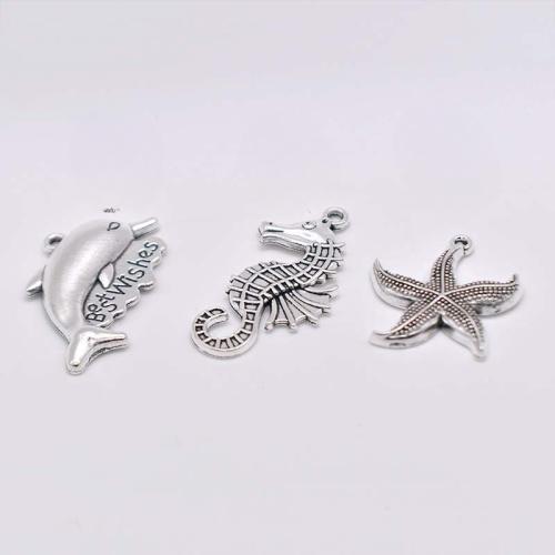 Zinc Alloy Animal Pendants plated DIY Sold By Bag