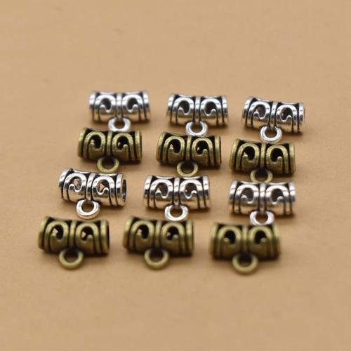 Zink legering Bail Beads, Zinc Alloy, forgyldt, du kan DIY, flere farver til valg, 9x12mm, 100pc'er/Bag, Solgt af Bag