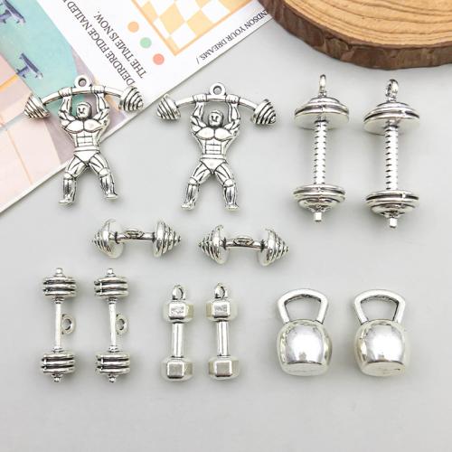 Sinc Alloy Pendants, plátáilte, DIY, dathanna níos mó le haghaidh rogha, 100ríomhairí pearsanta/Mála, Díolta De réir Mála