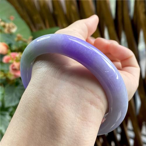 Jadite Bangle, uniseks & verschillende grootte voor keus, purper, Verkocht door PC