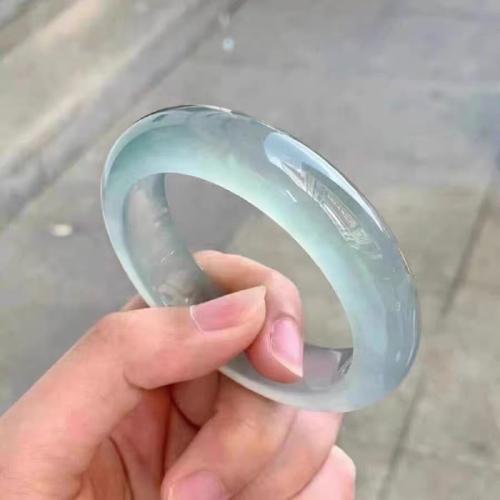 Jadite Bangle, méid éagsúla do rogha & do bhean, glas éadrom, Díolta De réir PC