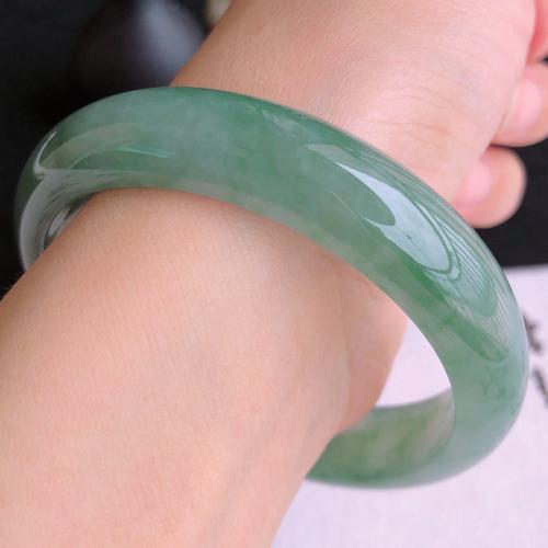 Jadeite Bangle & for woman green Grade A Sold By PC