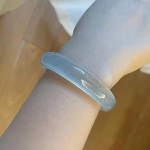 Jadeite Bangle & for woman light blue Sold By PC