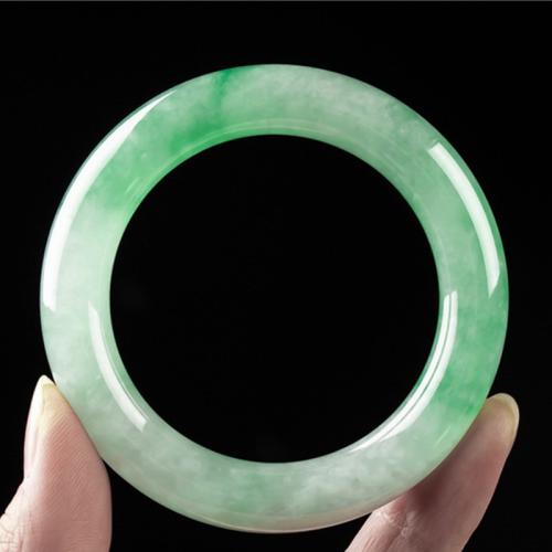 Jadeite Bangle & for woman green Sold By PC