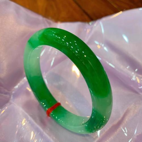 Jadite Bangle, méid éagsúla do rogha & do bhean, glas, Díolta De réir PC