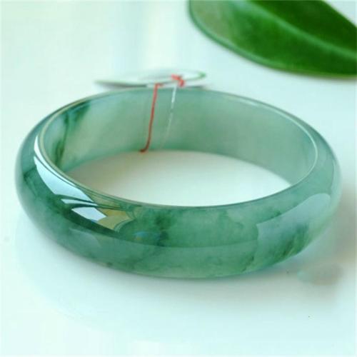 Jadeite Bangle & for woman light green Sold By PC