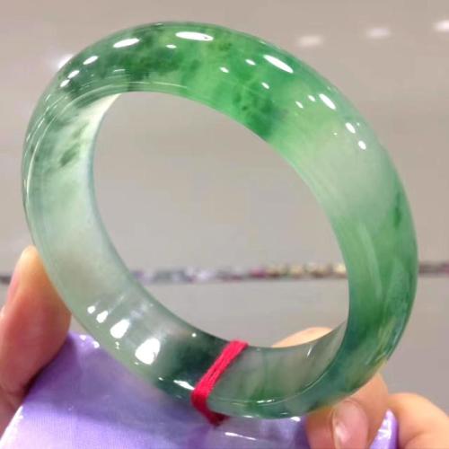 Jadite Bangle, méid éagsúla do rogha & do bhean, glas éadrom, Díolta De réir PC