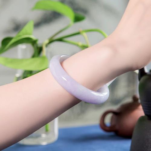 Jadeite Bangle & for woman purple Sold By PC