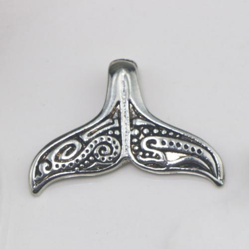 Zinc Alloy Pendants Mermaid tail antique silver color plated DIY nickel lead & cadmium free Sold By PC