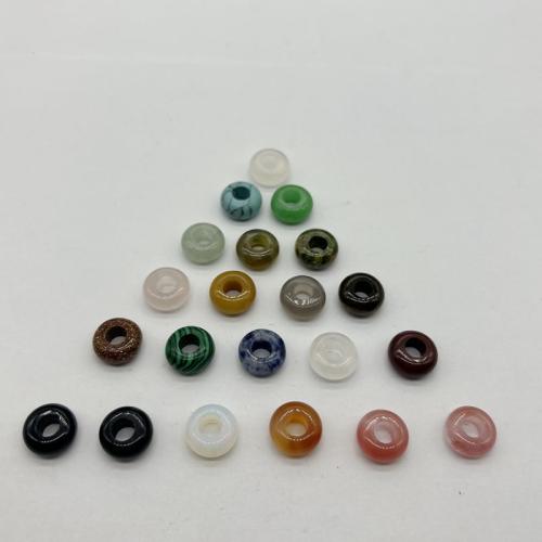 Gemstone šperky Korálky, Drahokam, DIY & různé materiály pro výběr, více barev na výběr, 12x6mm, Otvor:Cca 5mm, Prodáno By PC