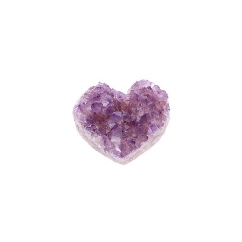 Fashion Decoration Amethyst Heart for home and office purple Sold By PC